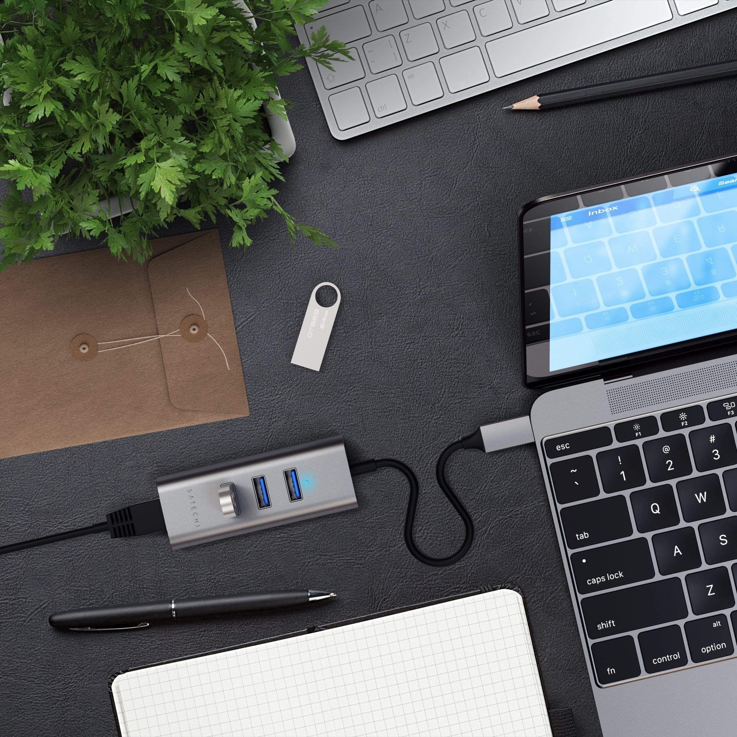 Type-C 2-in-1 USB Hub with Ethernet - Image 16